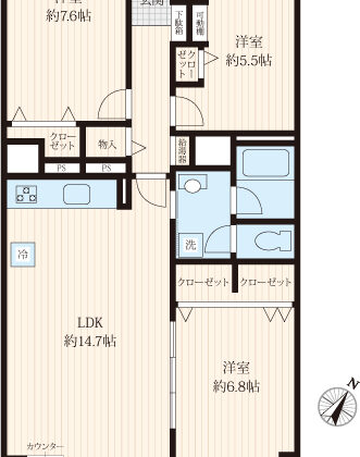 コープ野村夏見 画像1