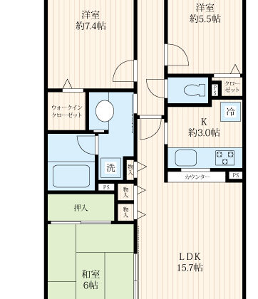 ルイシャトレ水元公園パークサイド 画像1