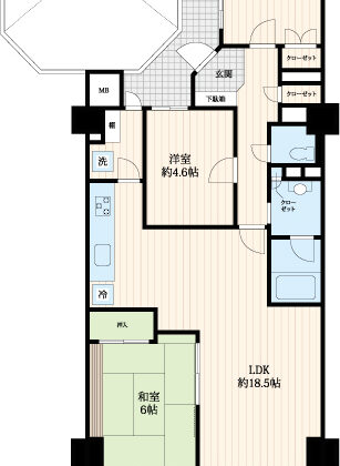 パークハイツ越谷A棟 画像1